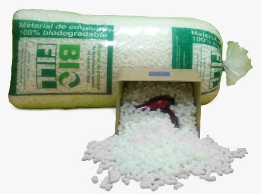 Cacahuate biodegradable para relleno de cajas